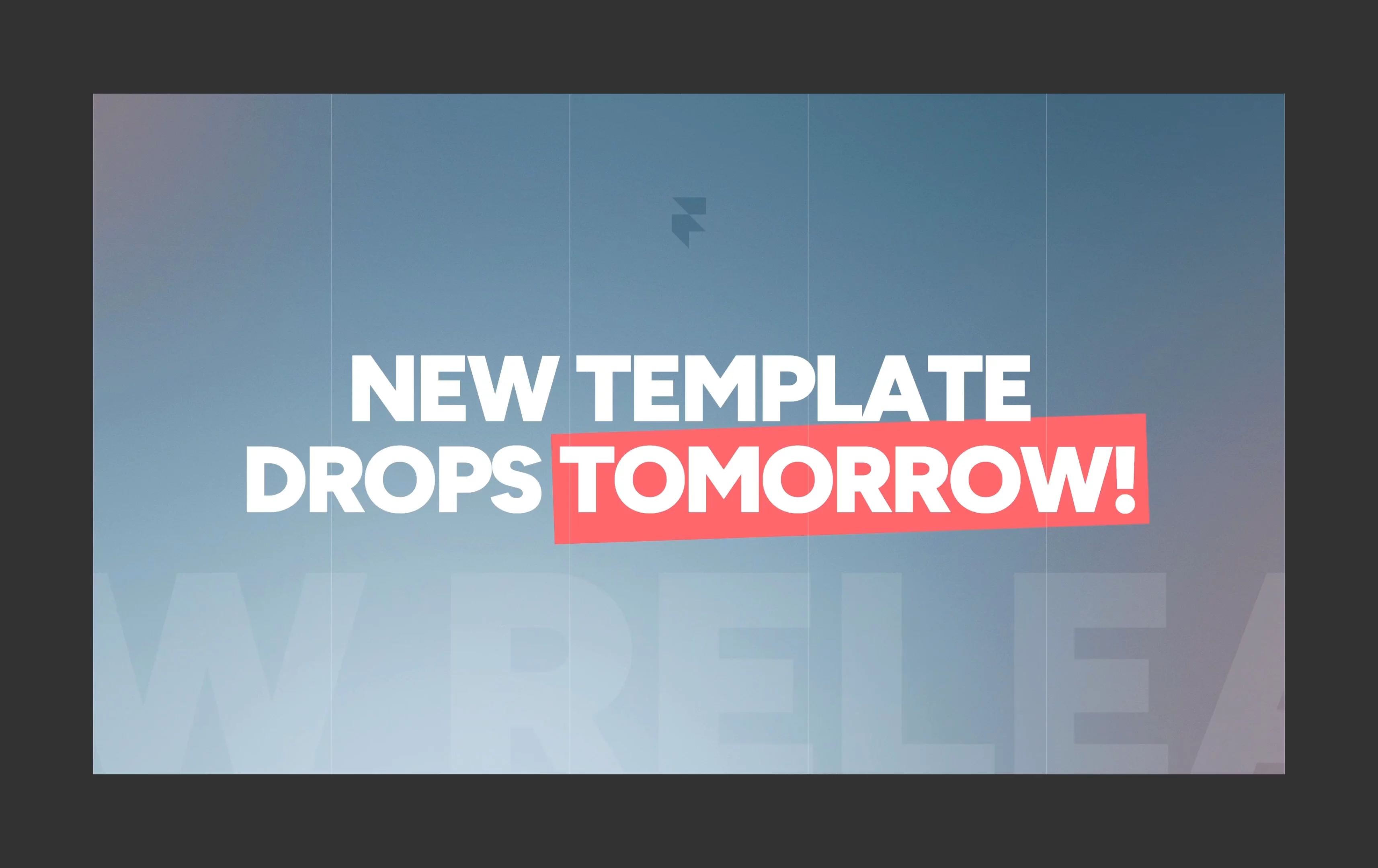 My new template drops tomorrow!And I thought - why not play a little game? Guess the template category and win a free copy.Let’s go!