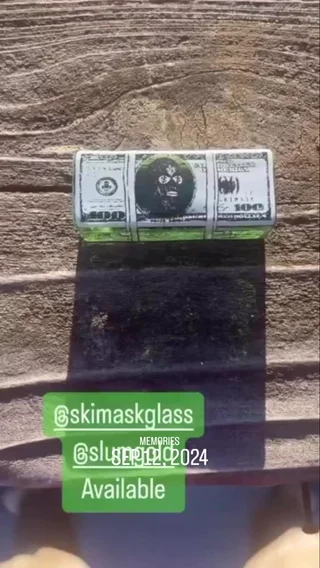 Preview pic of Money Stack Ski Mask x Slum Gold pendant