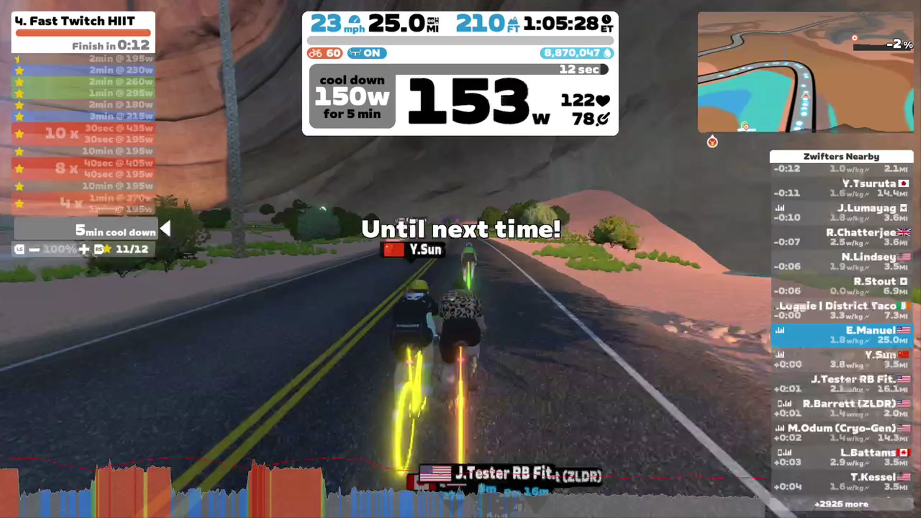 Zwift - Zwift Academy: Workout 4 | Fast Twitch HIIT in Watopia