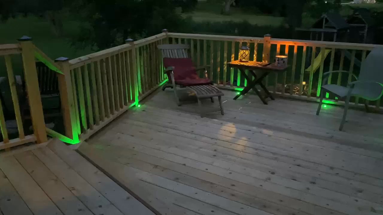 JC Builders - Deck with lights - Plumbing Near Me