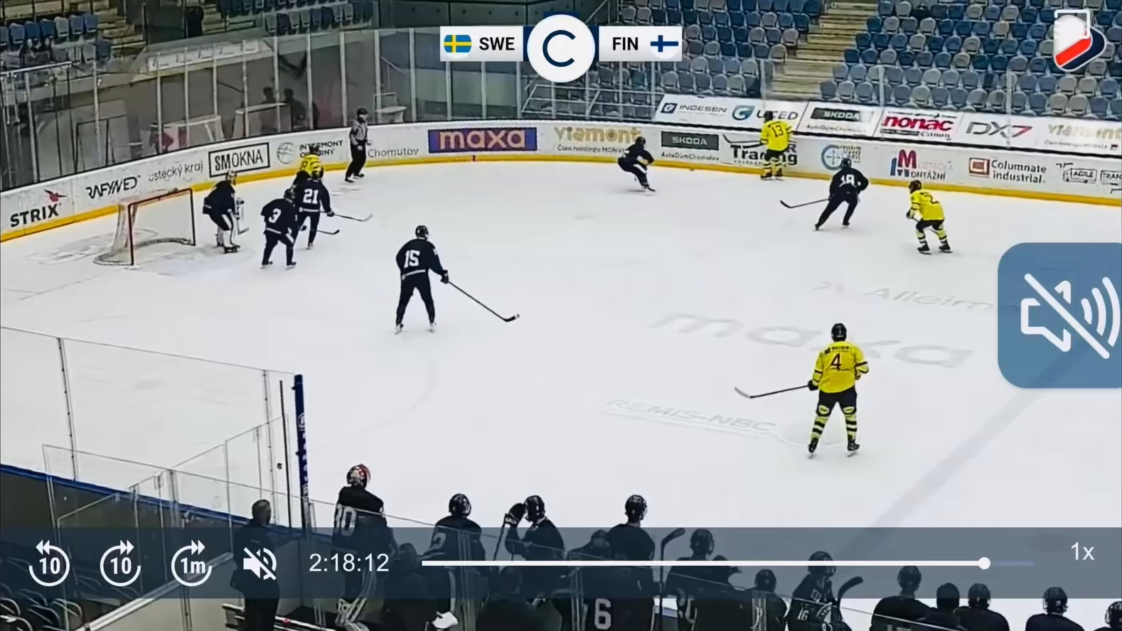 Leon making a few physical plays at 4-nation tournament in Slovakia
