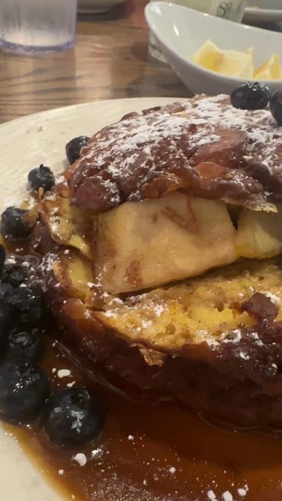 Another Broken Egg Cafe - Apple Fritter French Toast - Breakfast & Brunch Near Me - Jacksonville, Florida