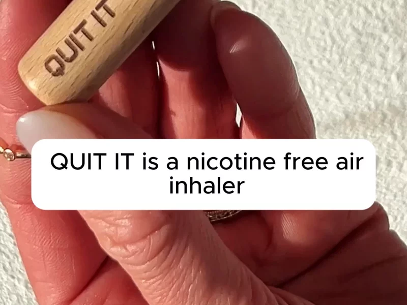 QUIT IT - Nicotine free air inhaler
