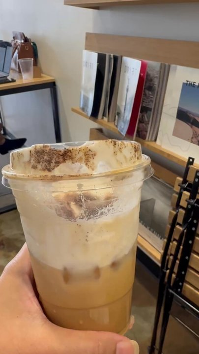 Enchanted Coffee Bar - Enjoying my 1st sip of New New New London in the shop 4.13.25 - Coffee & Tea Near Me - La Mirada, California