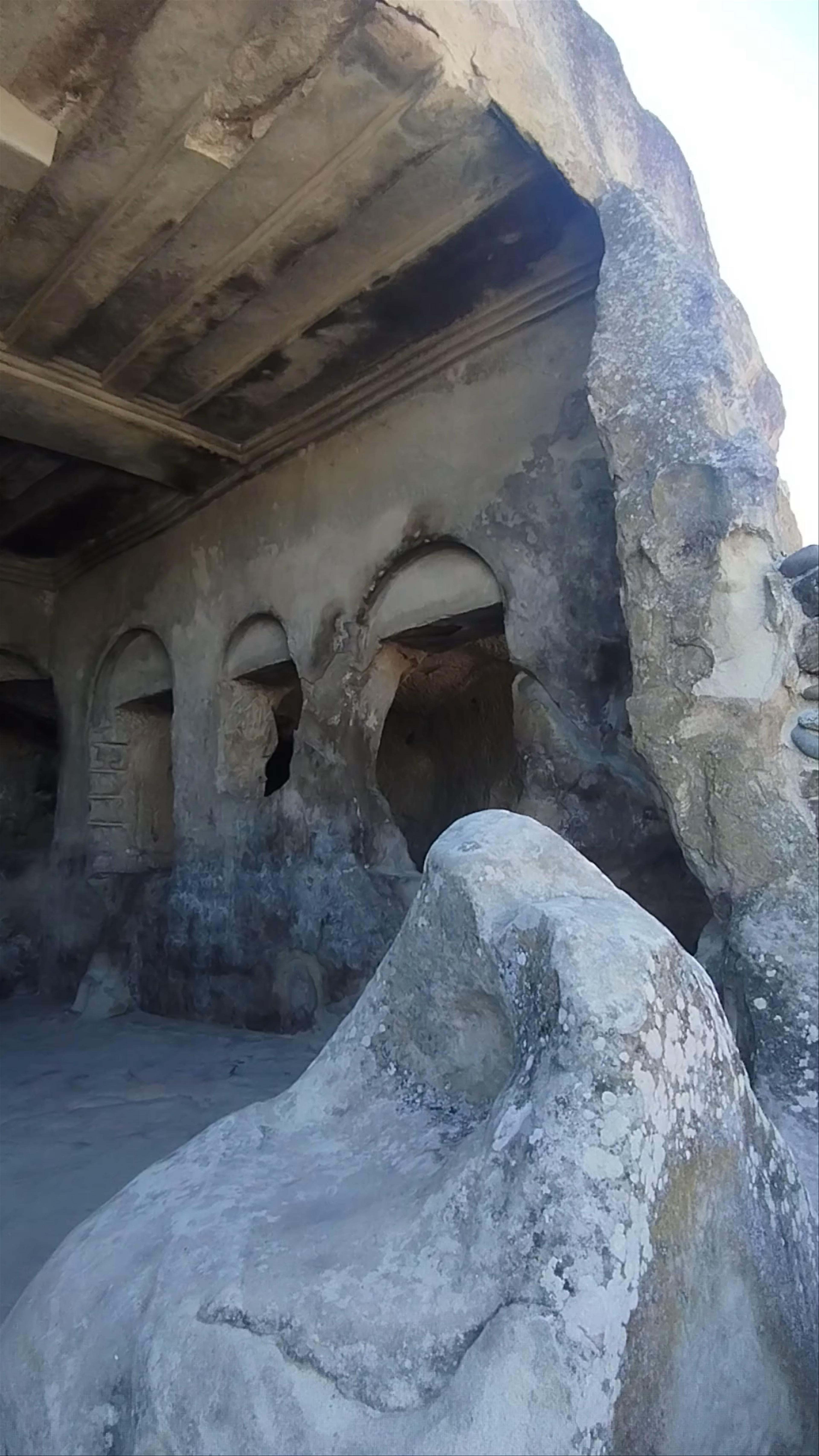 Hall of Tamar: Ancient Carved Stone Architecture in Kvakhvreli, Georgia