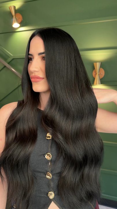 Deep Roots Salon - All over blue black - Hair Salons Near Me - Cedar Park, Texas