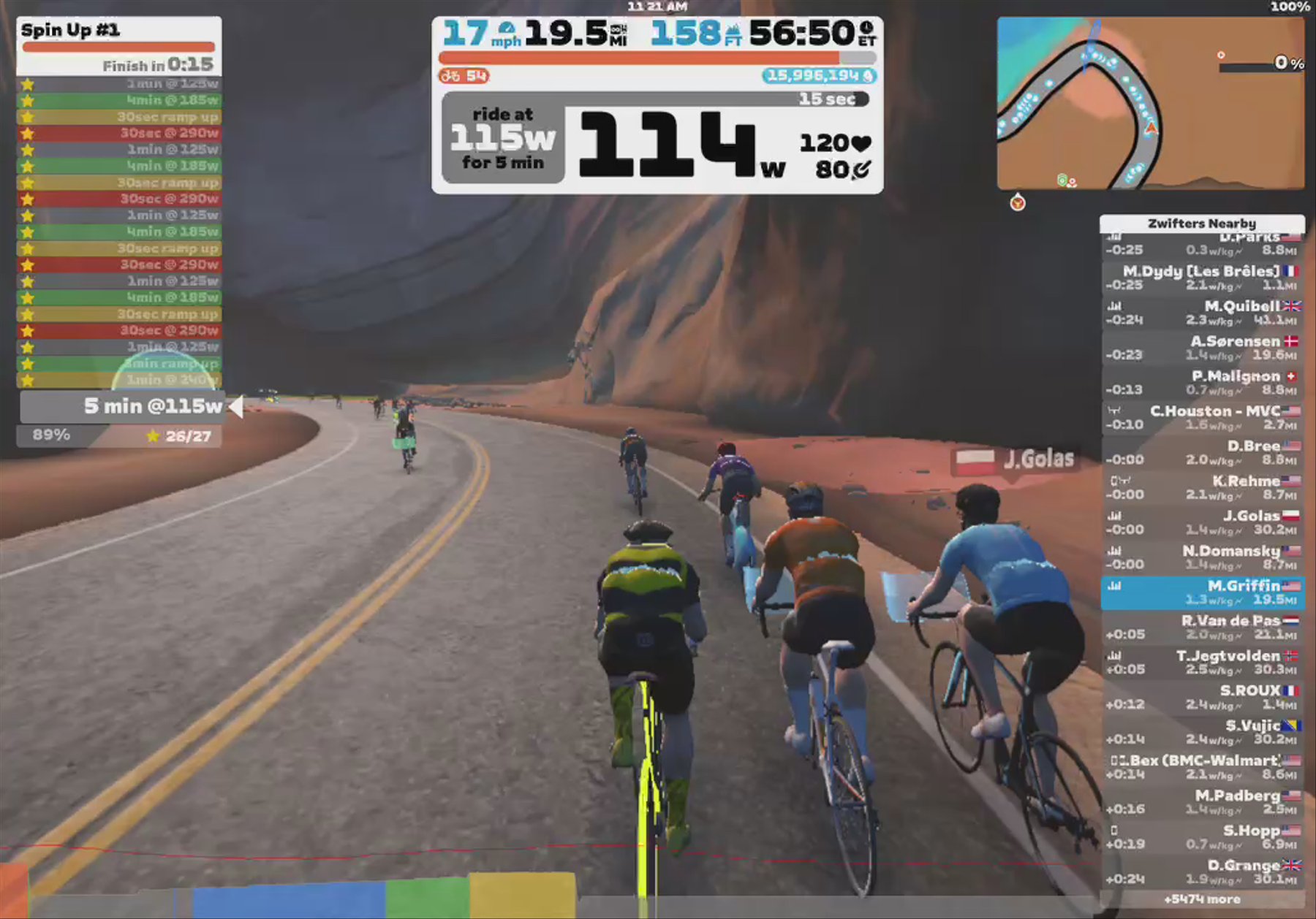 89 - Zwift - Spin Up #1 in Watopia