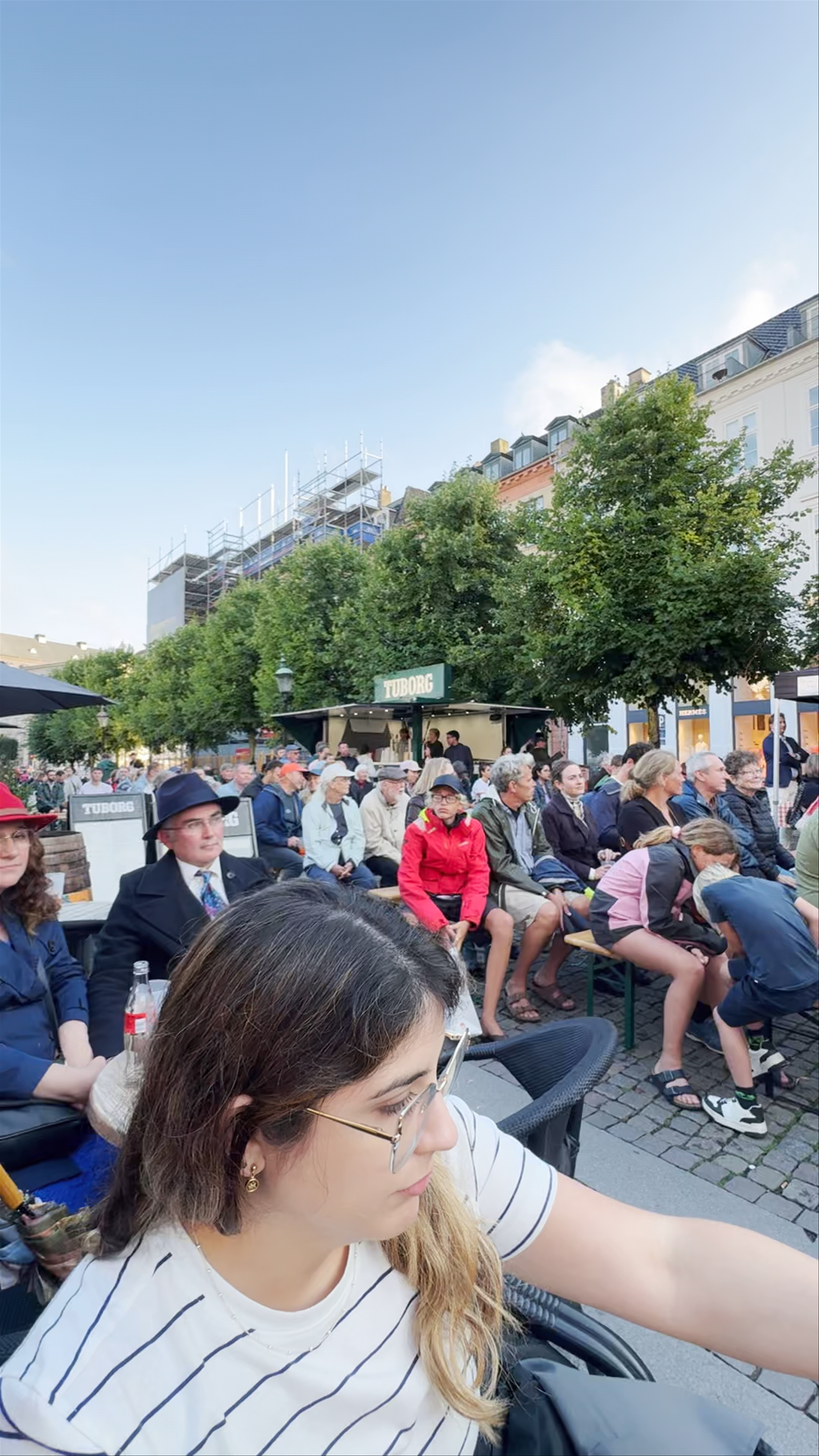 Evening Gathering at Højbro Plads, Copenhagen