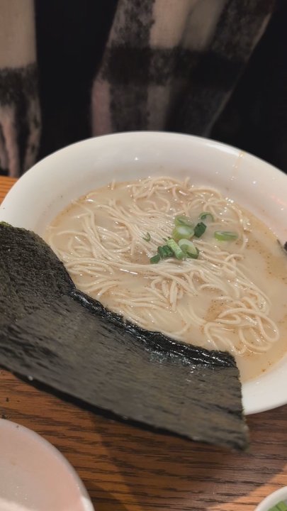 Kajiken - Tonkotsu ramen with toppings on the side - Ramen Near Me - New York, New York