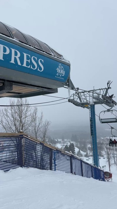 Mt Holly - Lightning express view - Ski Resorts Near Me - Holly, Michigan
