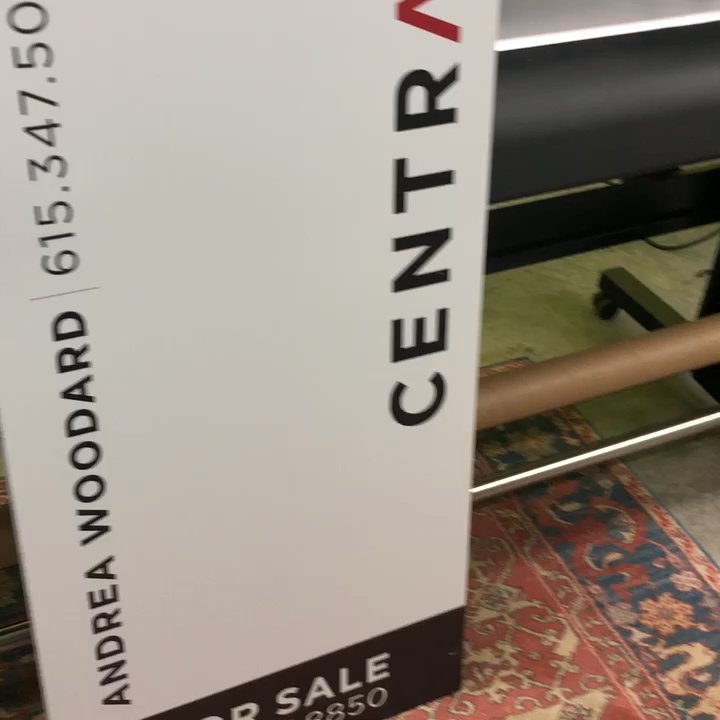 Printers Press - Recent real estate sign we did for Nashville's newest and baddest company CENTRAL - Printing Services Near Me - Nashville, Tennessee