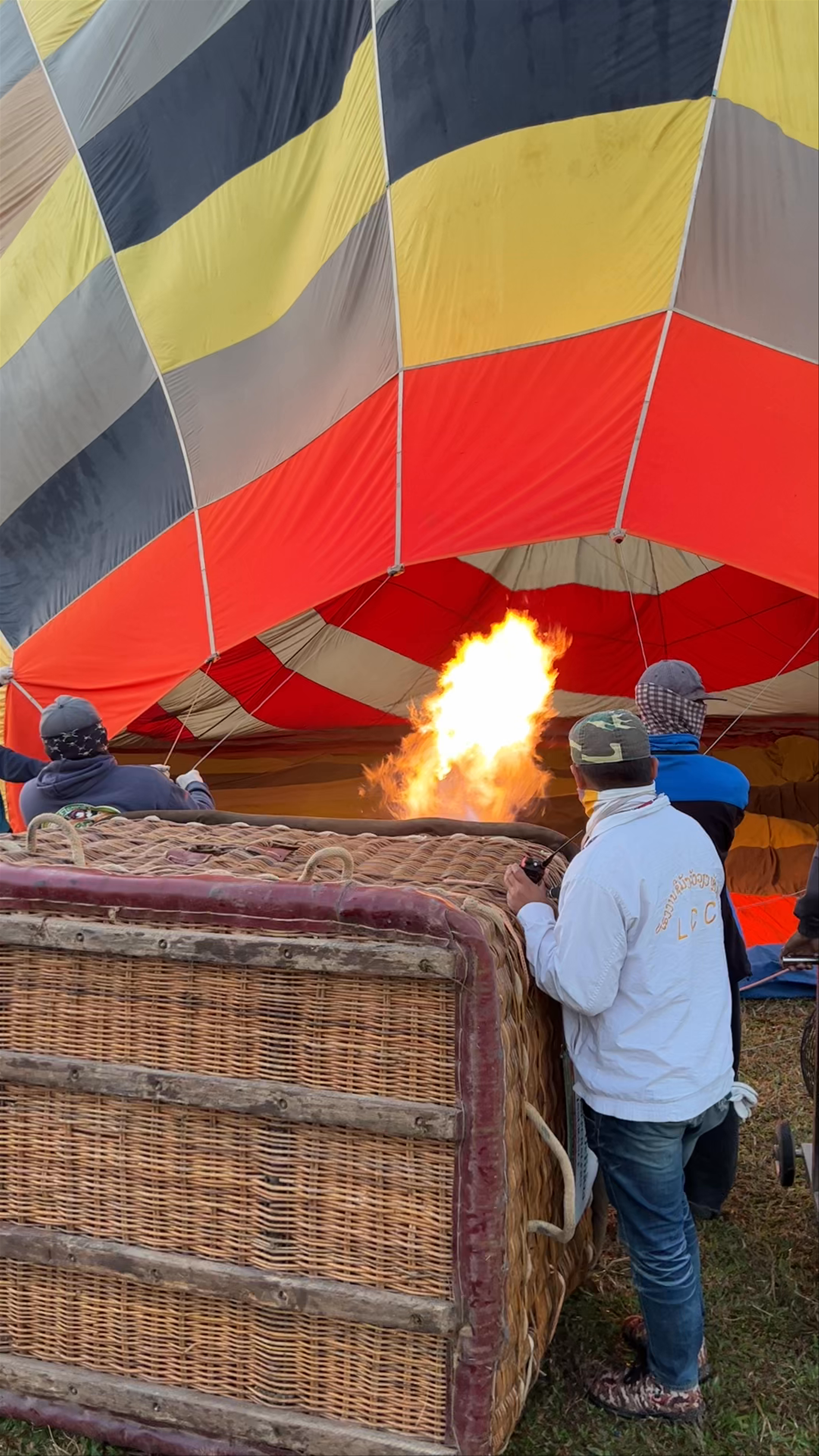 Above Laos Ballooning