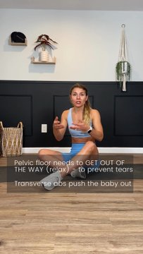 Tutorial: relax pelvic floor for birth prep