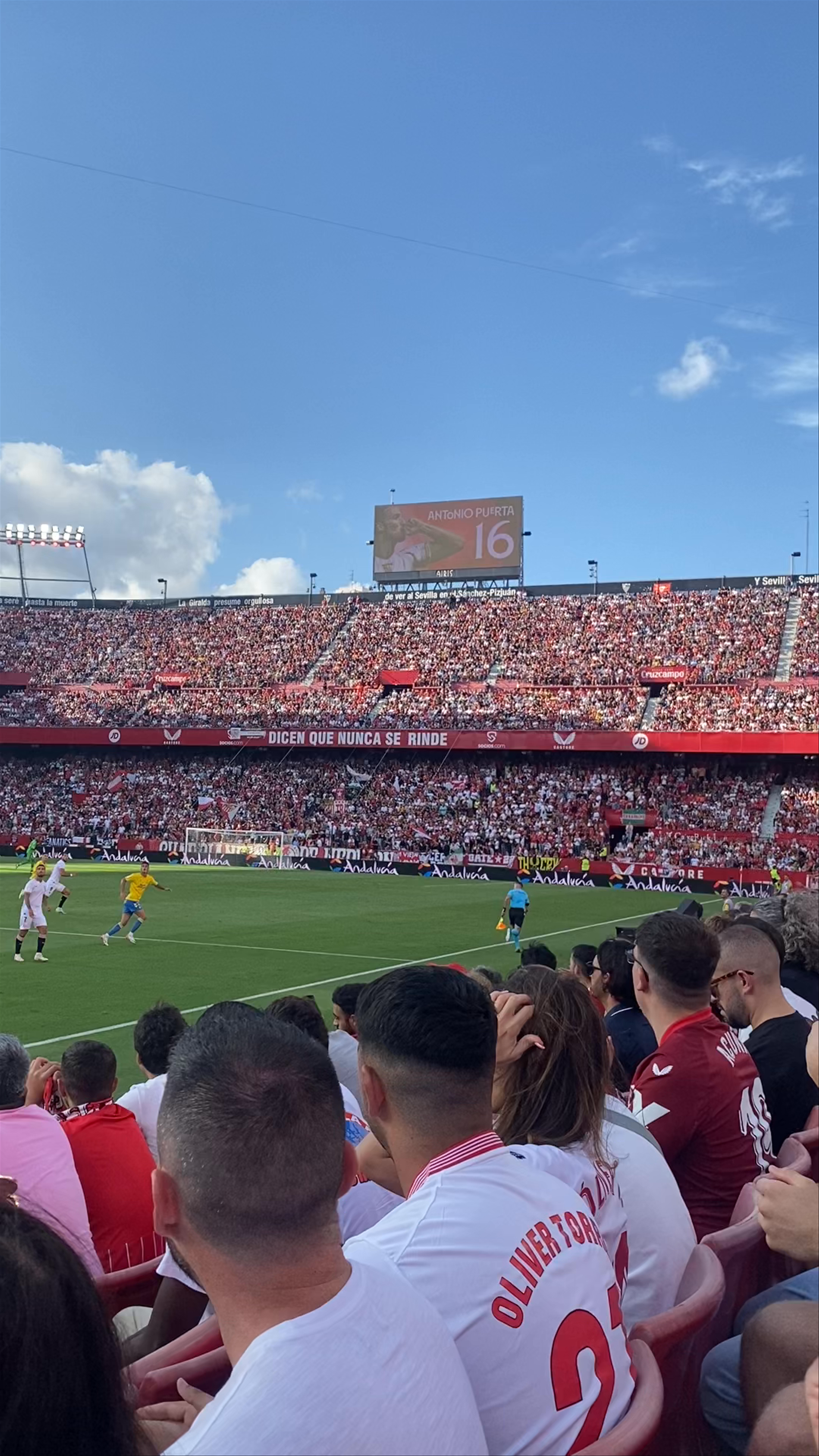Live Football Fever at Estadio Ramón Sánchez-Pizjuán in Seville