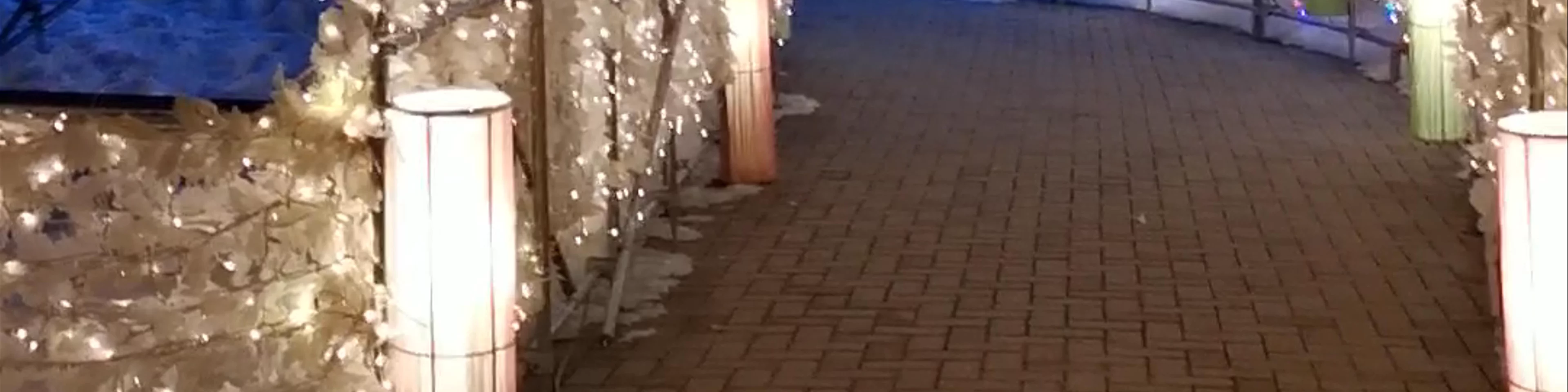 Lake Toya Onsen Illumination Tunnel
