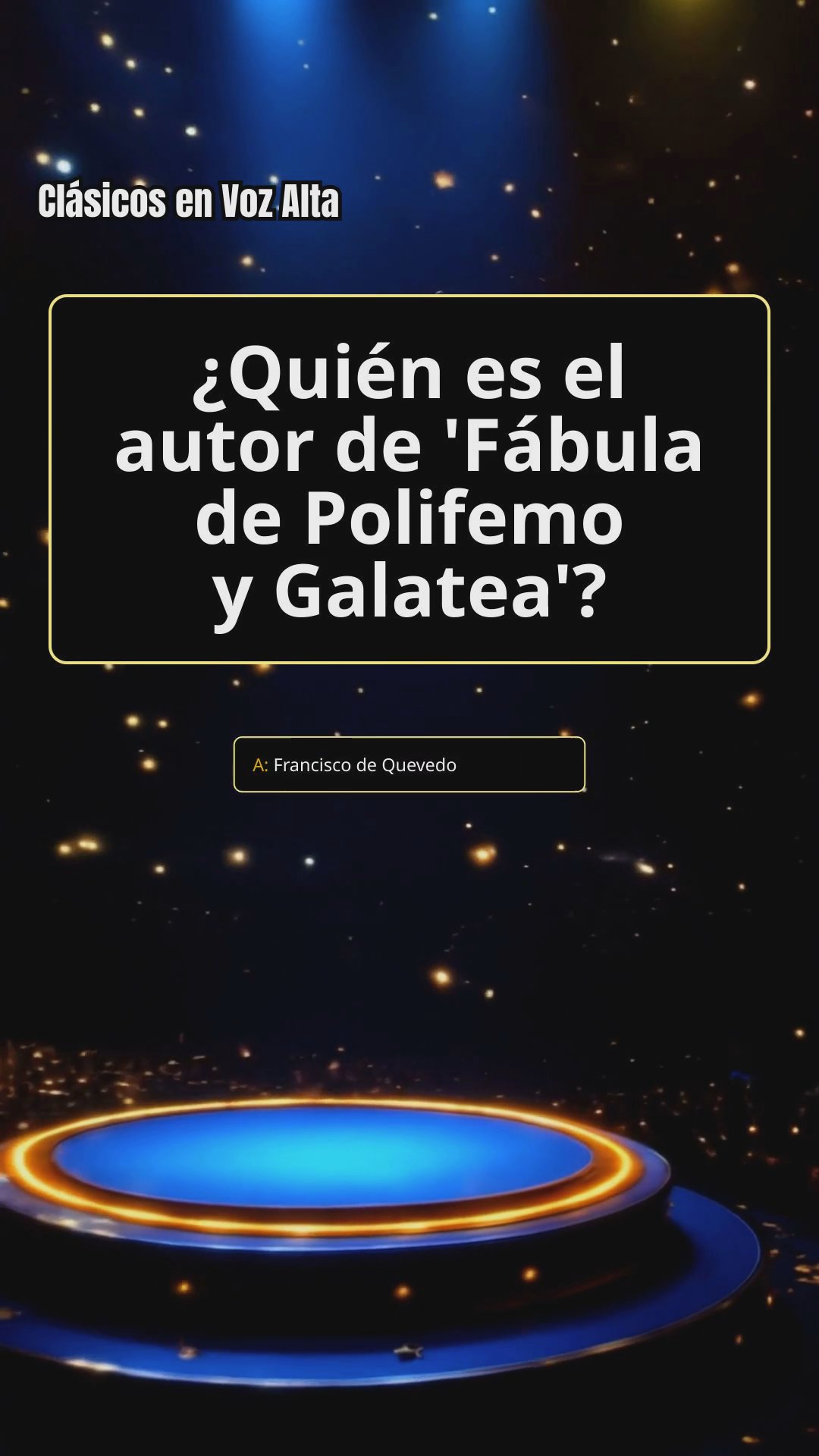 ¿Cuánto sabes sobre el Polifemo de Góngora?