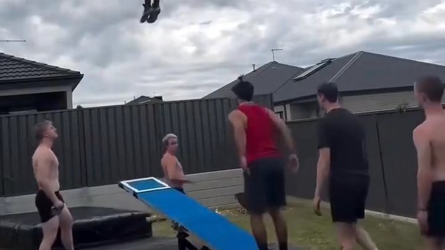 Insane jumping party