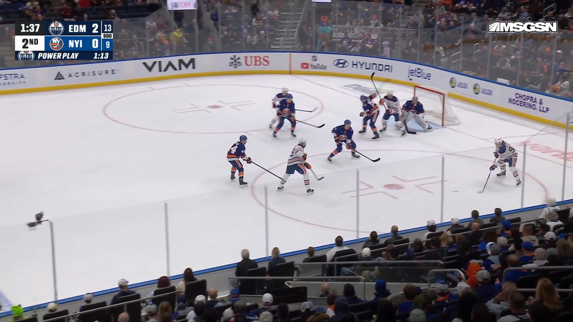 Nugent-Hopkins Scores Twice, McDavid Stretches Streak to 14 · Oct. 31, 2026