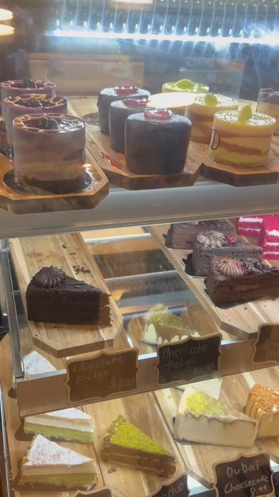 Crepetopia - Cakes desserts galore - they also have ice cream not pictured - Creperies Near Me - Sarasota, Florida