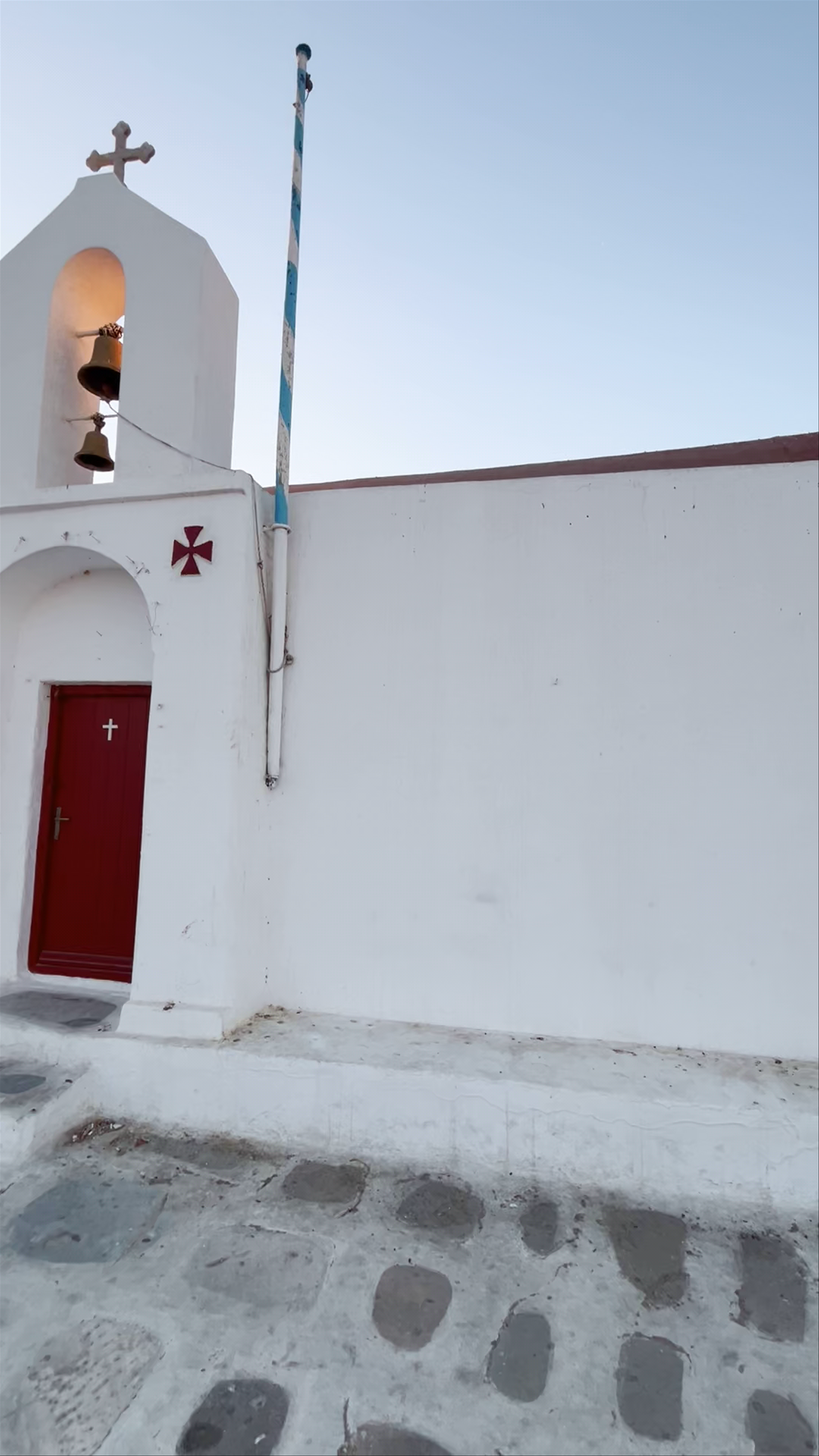 Sunset Serenity at a Traditional Chapel in Agios Dimitrios, Ikaria, Greece