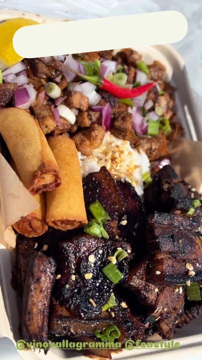 Cooked By Gio - 1sty tyme here and my box was packed! (Sisig and Liempo Combo) - Filipino Near Me - American Canyon, California