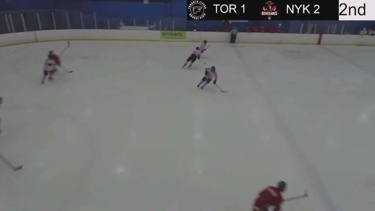 (Broadcast) Beauty Backcheck and Assist on 3-way play to tie game - 19 Oct 25 - North York