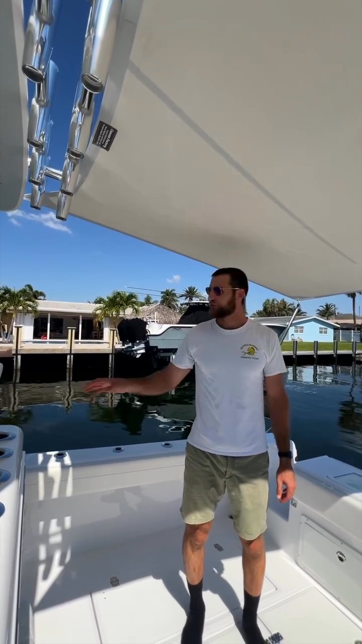 We can design a custom sunshade on your center con...