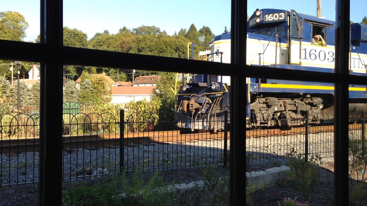 Big Spring Spirits - Outside the window! Floor show - Distilleries Near Me - Bellefonte, Pennsylvania