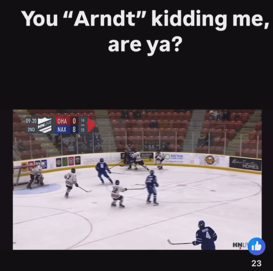 Easton Arndt's Championship Goal at the 2025 John Reid Memorial