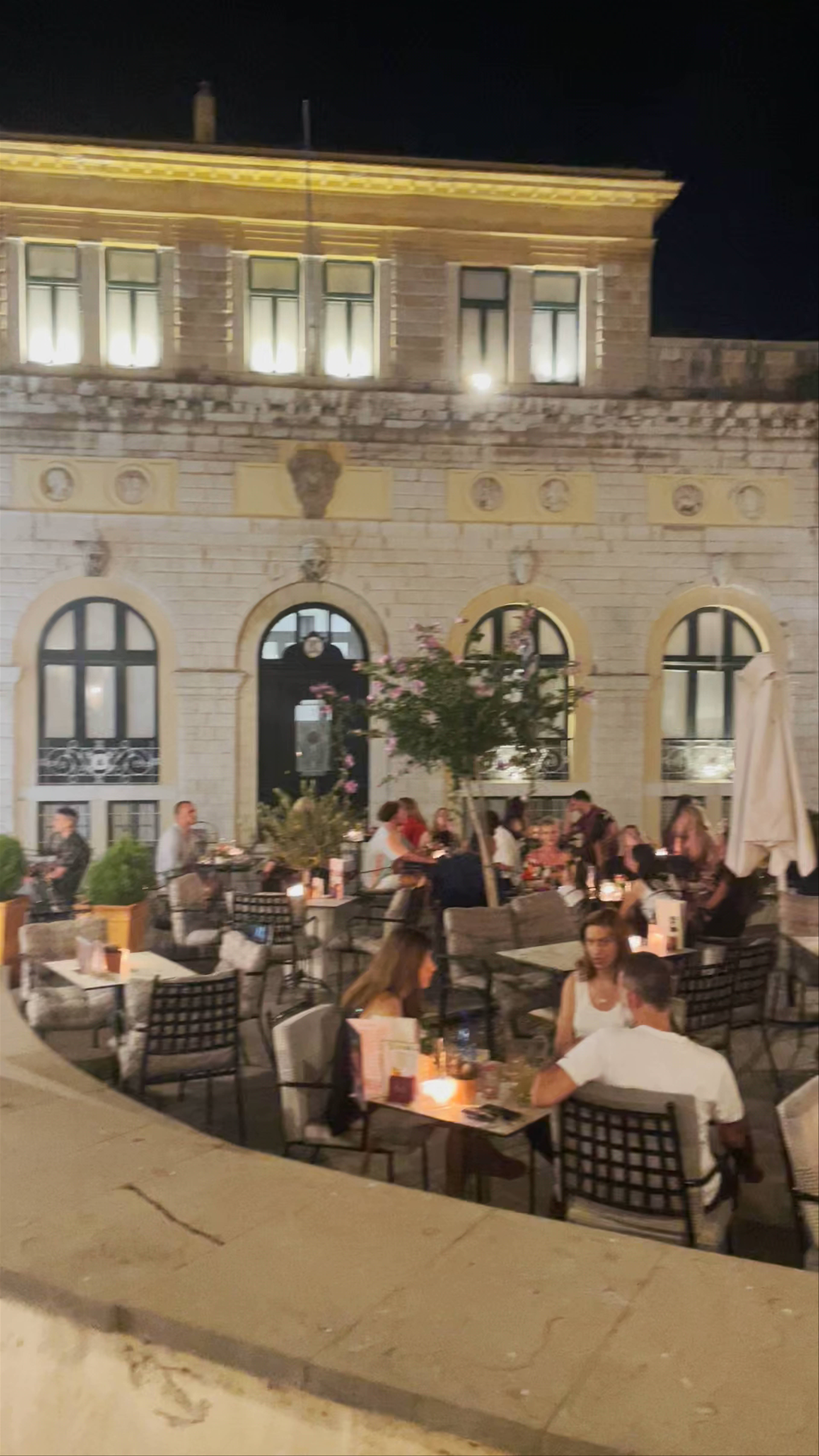 Enchanting Nightlife at Paleokastritsa Monastery, Greece