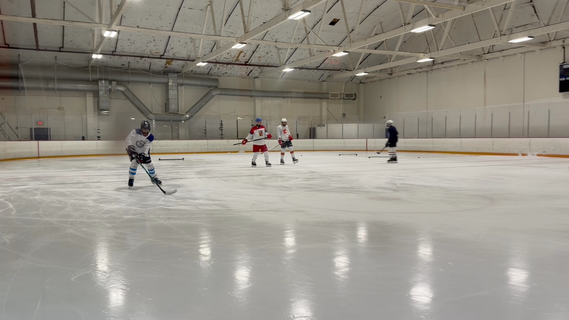 Gianluca Trazzera's On-Ice Training with Radek Martinek