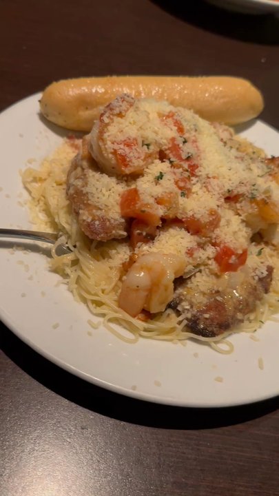 Oliveto Italian Bistro - I got the Chicken Marsala with the Asiago cheese on top - Italian Near Me - Moore, Oklahoma