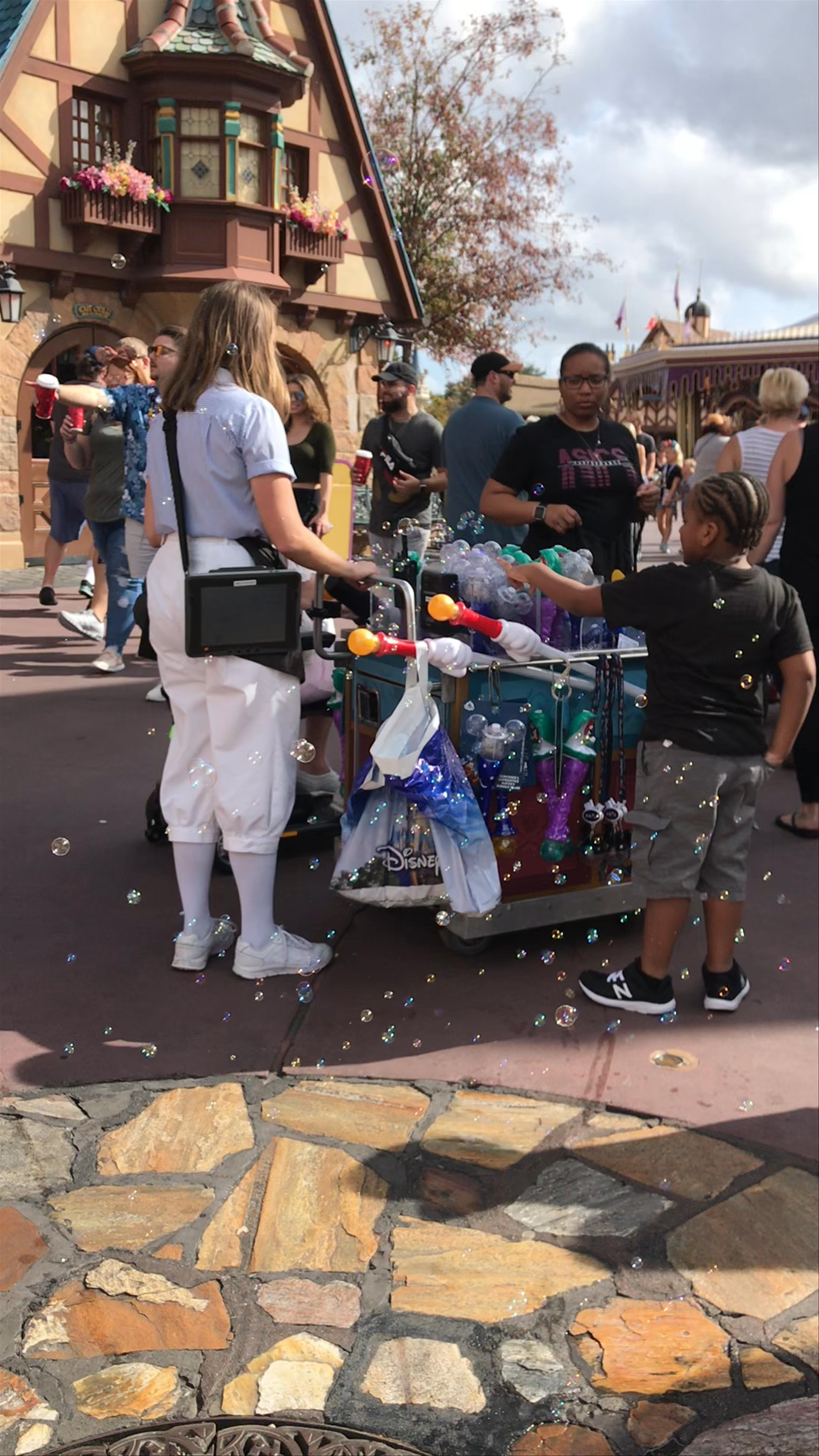 Magical Bubble Fun at Magic Kingdom Park, Orlando
