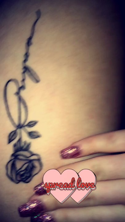 East End Tattoo - Patchogue - Stevie is so talented! A rose & the word "purpose" with the same font as the JB album. A reminder that I have a purpose in the world. - Tattoo Near Me - Patchogue, New York