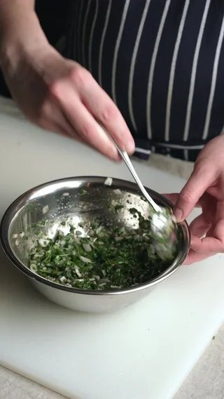 Turnip Salsa Verde