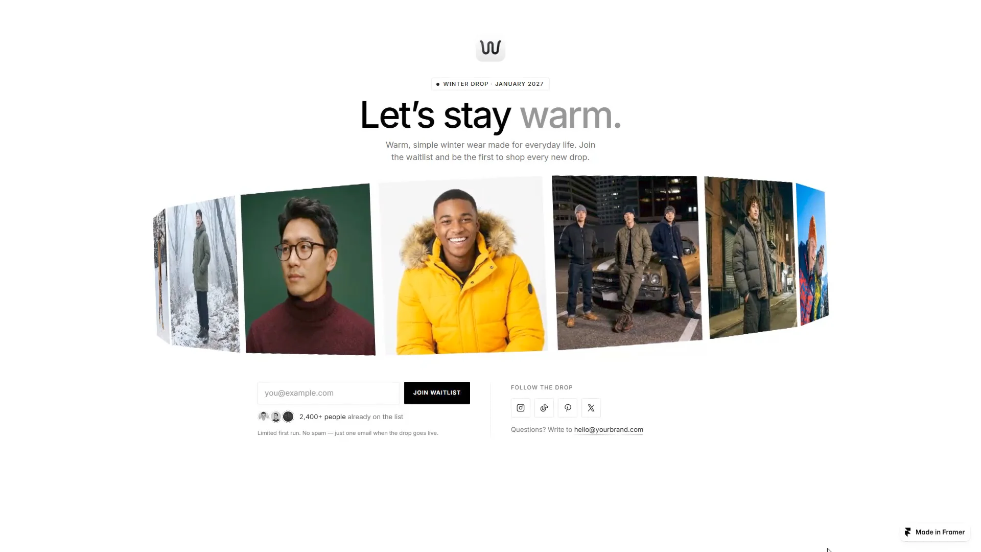 Warmly Drop