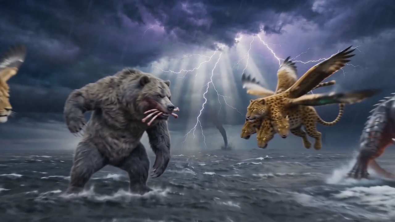 The Four Great Beasts of Daniel