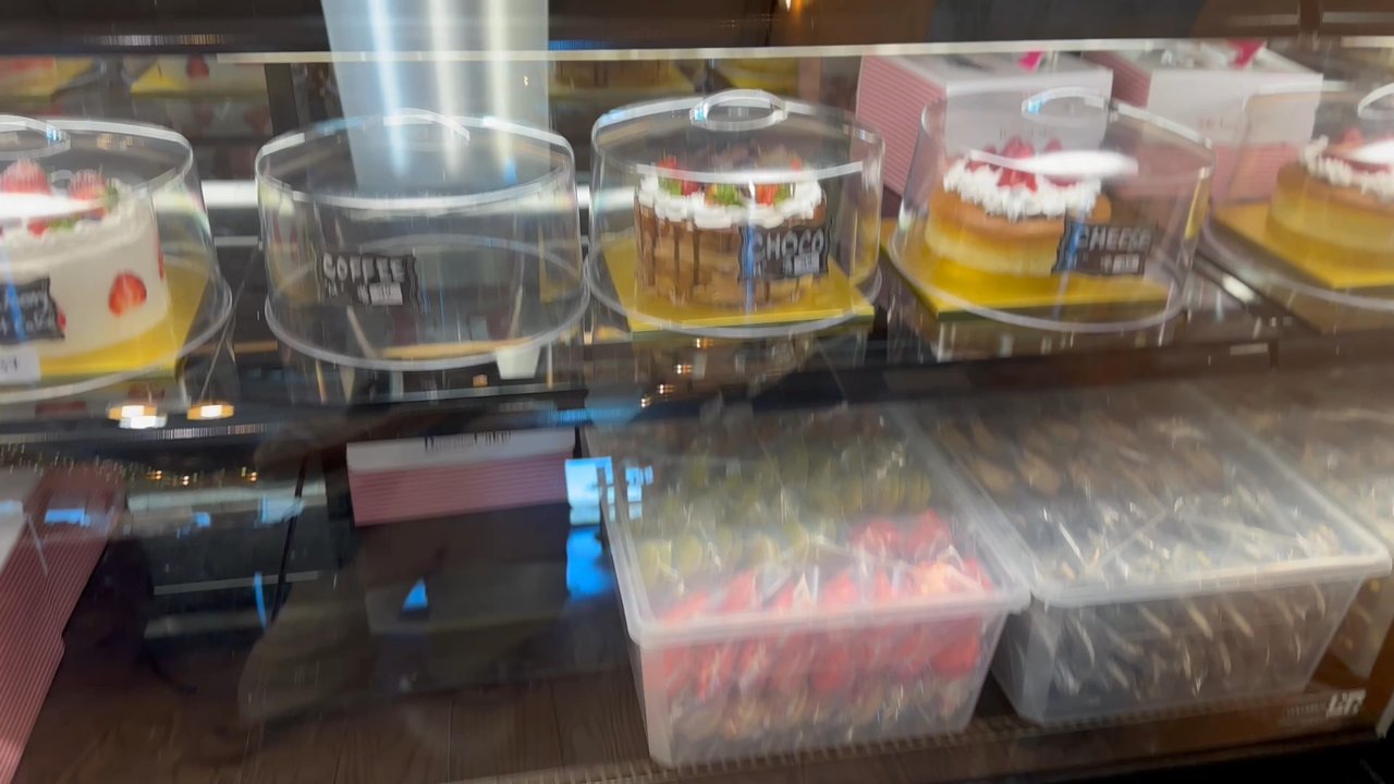 Crown Bakery - Look at all these beautiful cakes on display! And there are Pikachu, Hello Kitty, Pink Piggy shaped macarons as well! - Bakeries Near Me - Las Vegas, Nevada