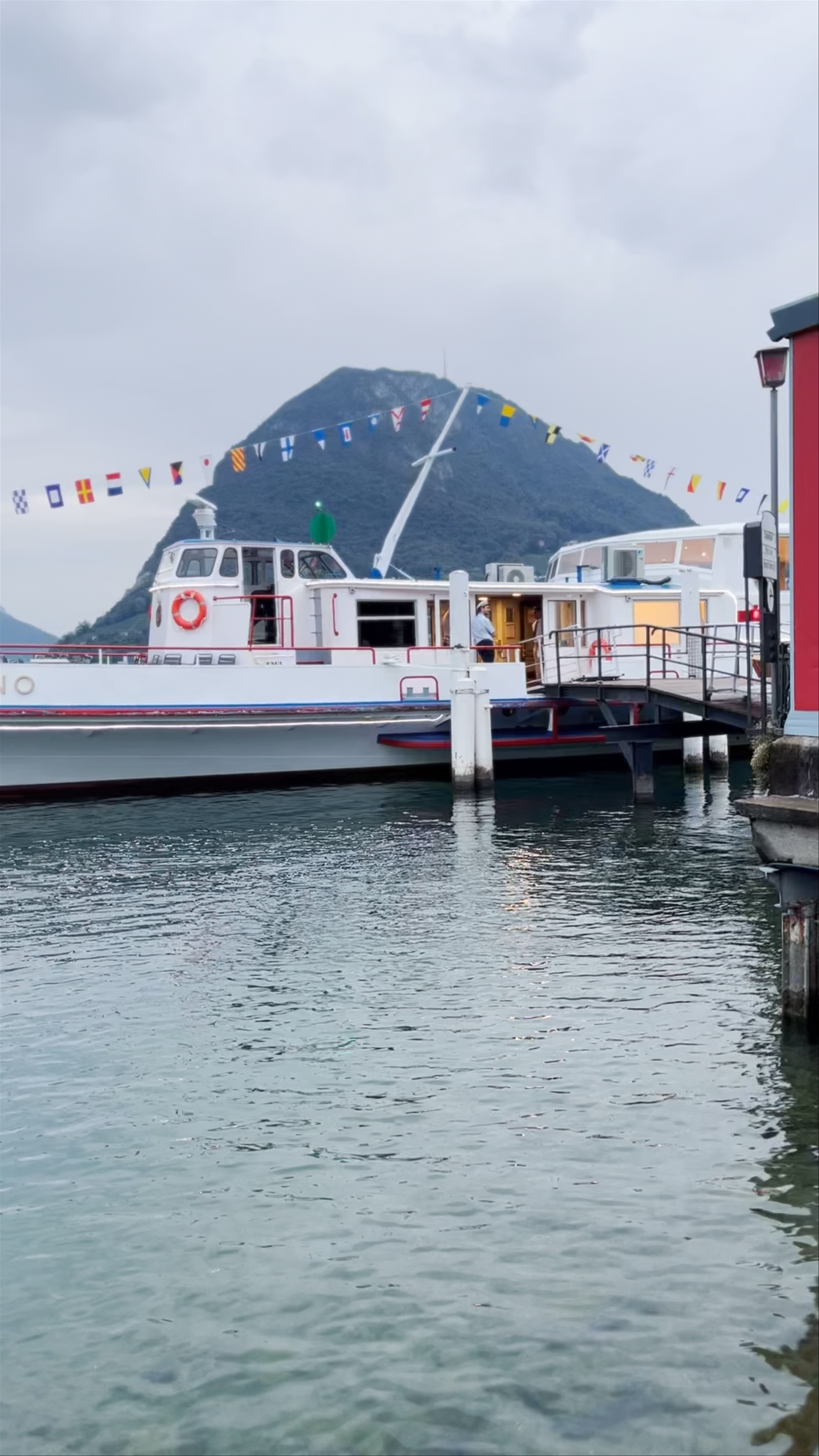 Scenic Lake Lugano Ferry Ride in Ticino, Switzerland