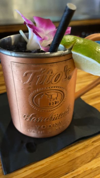 Sunsets Bar - I had to document the absolute BEST mule & hands down, one of the BEST drinks of my life. Shout out to Stacie B! - American Near Me - Capistrano Beach, California