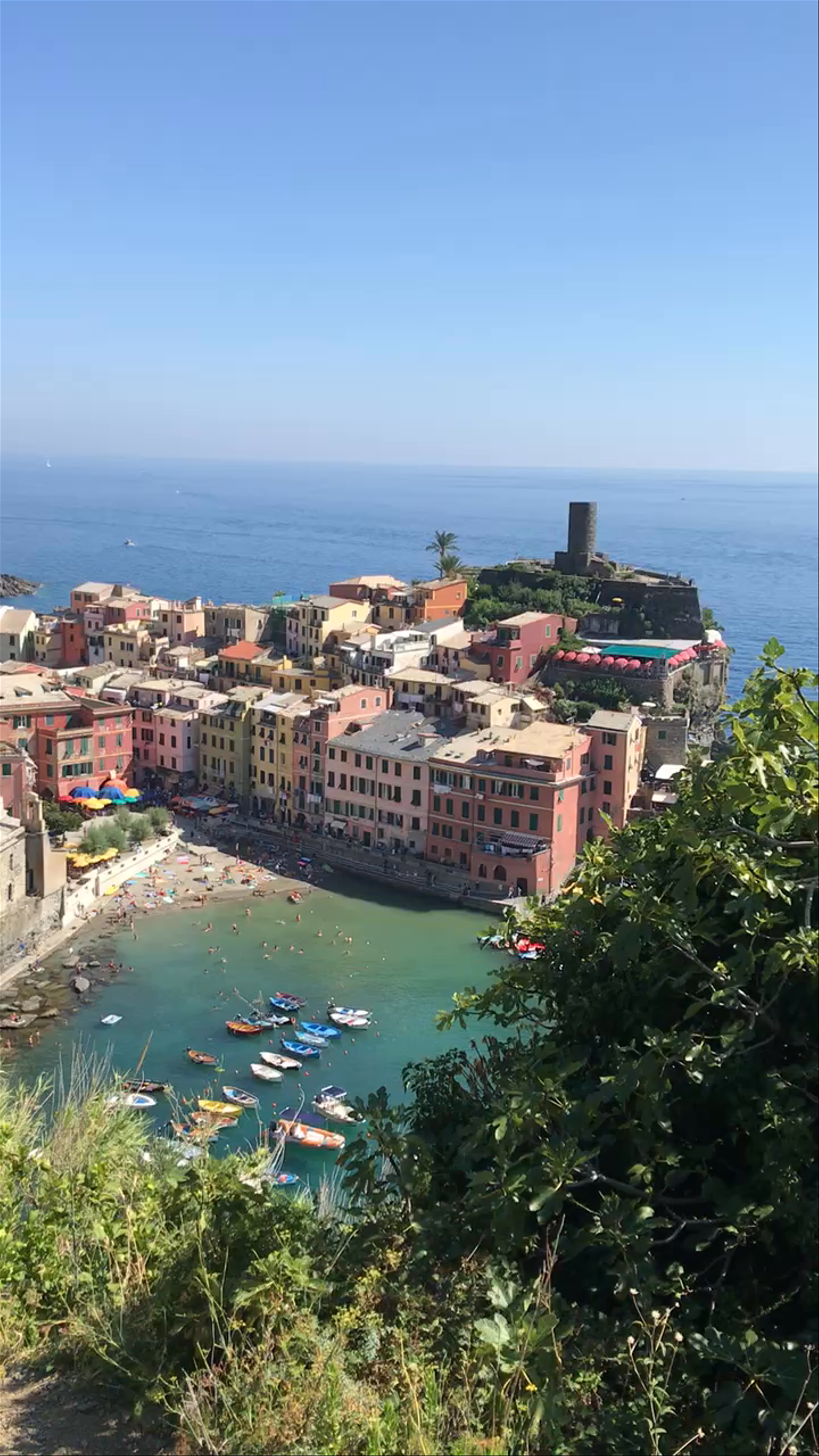 Stunning Coastal Views at Vernazza in Cinque Terre National Park