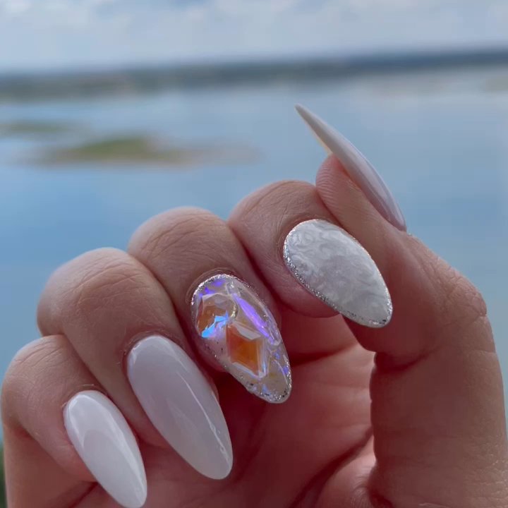 Coffee N Nails  - Dipping powder and design with the newest crystal by Binz! He's a rock star!!! - Nail Salons Near Me - Austin, Texas