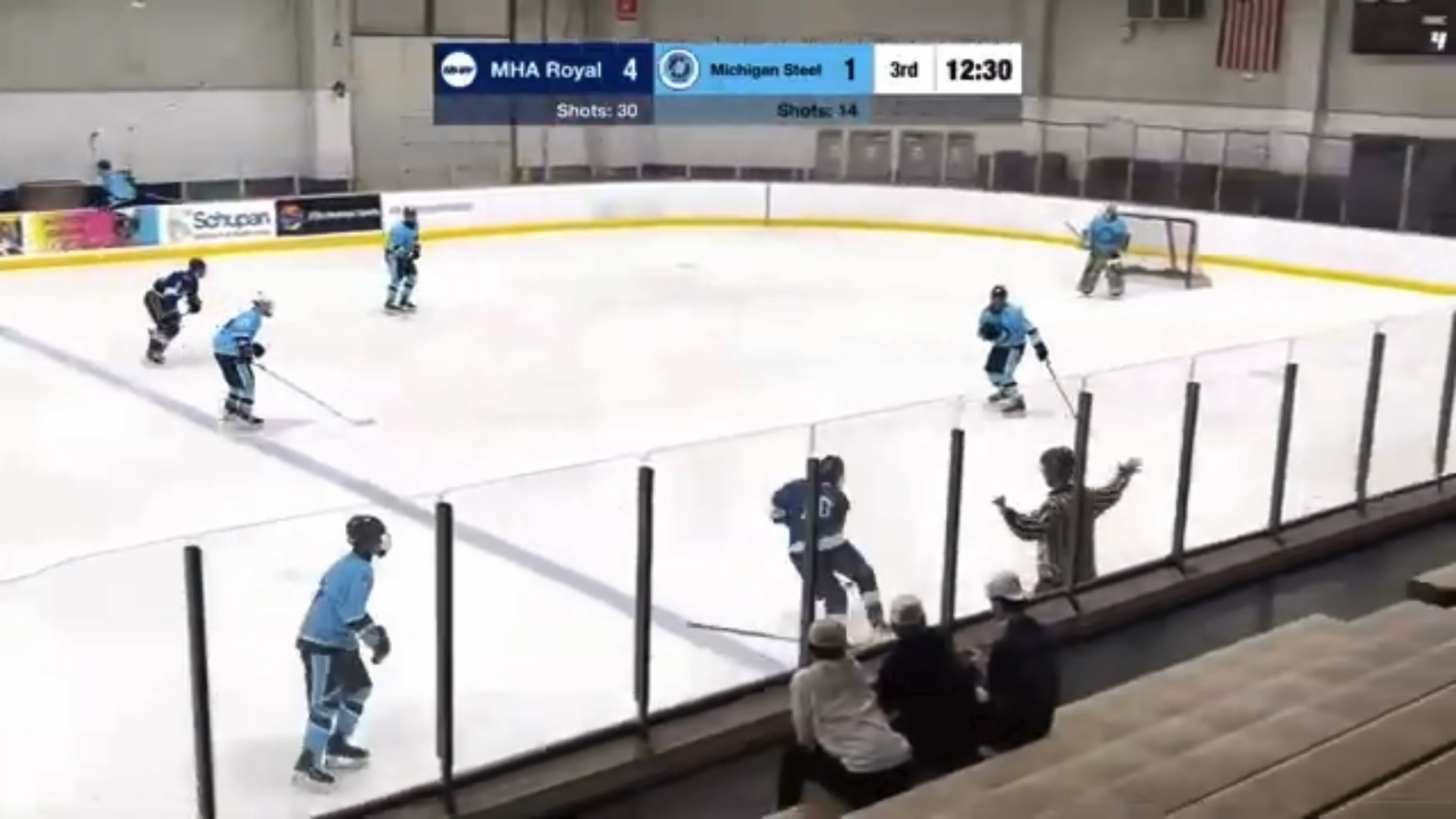 Mikey Swader's Highlight: Skillful Goal and Smart Play. MHA Royal 16u