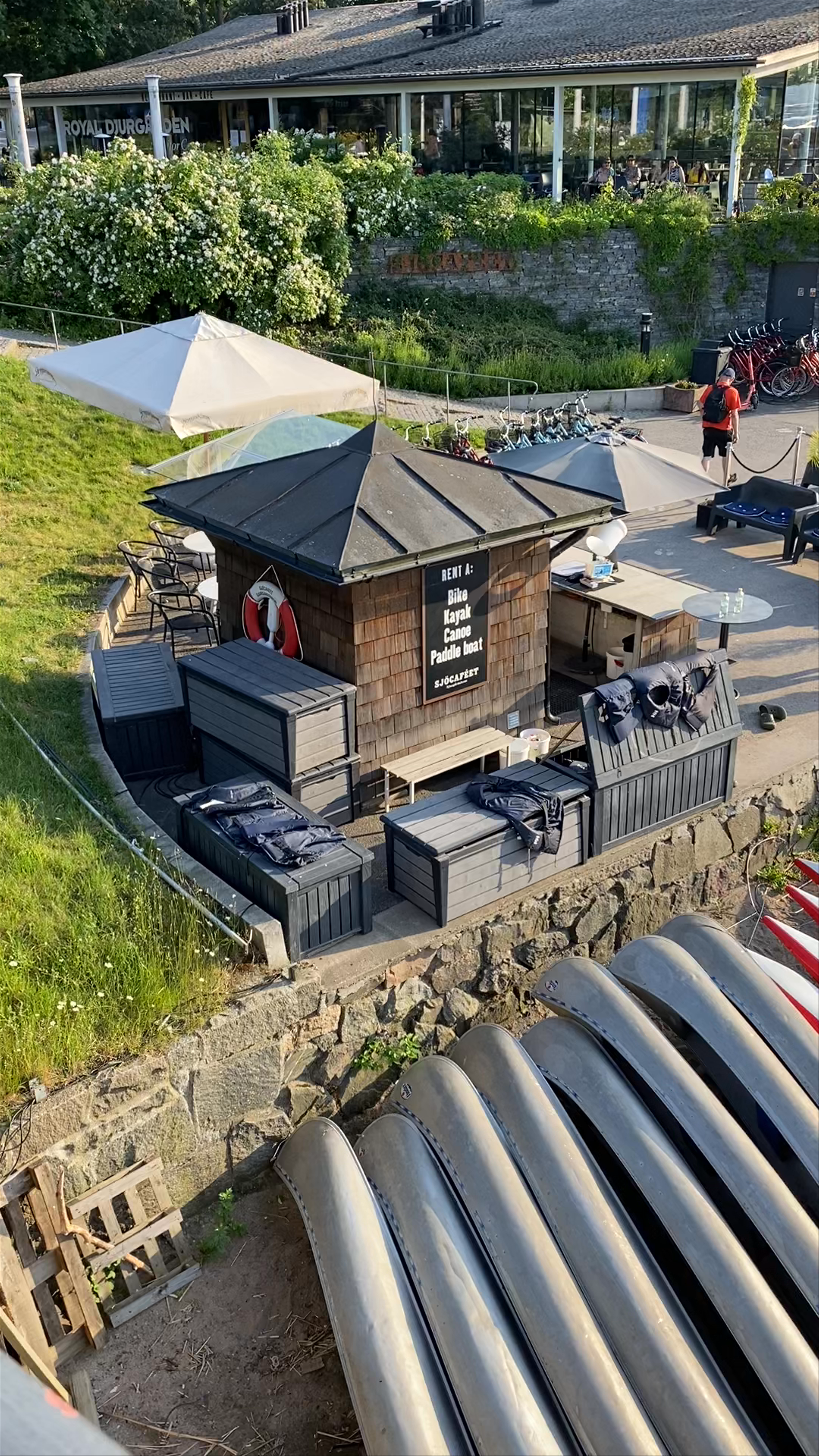 Sjöcaféet, restaurant and boat rental