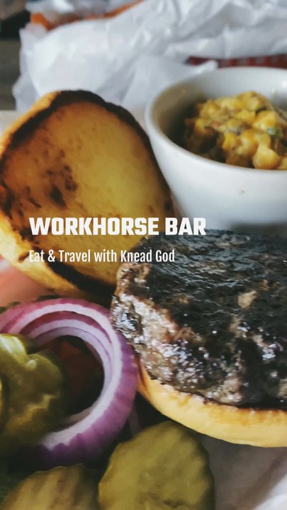 Workhorse Bar - Some of the best burgers in Austin! - Dive Bars Near Me - Austin, Texas