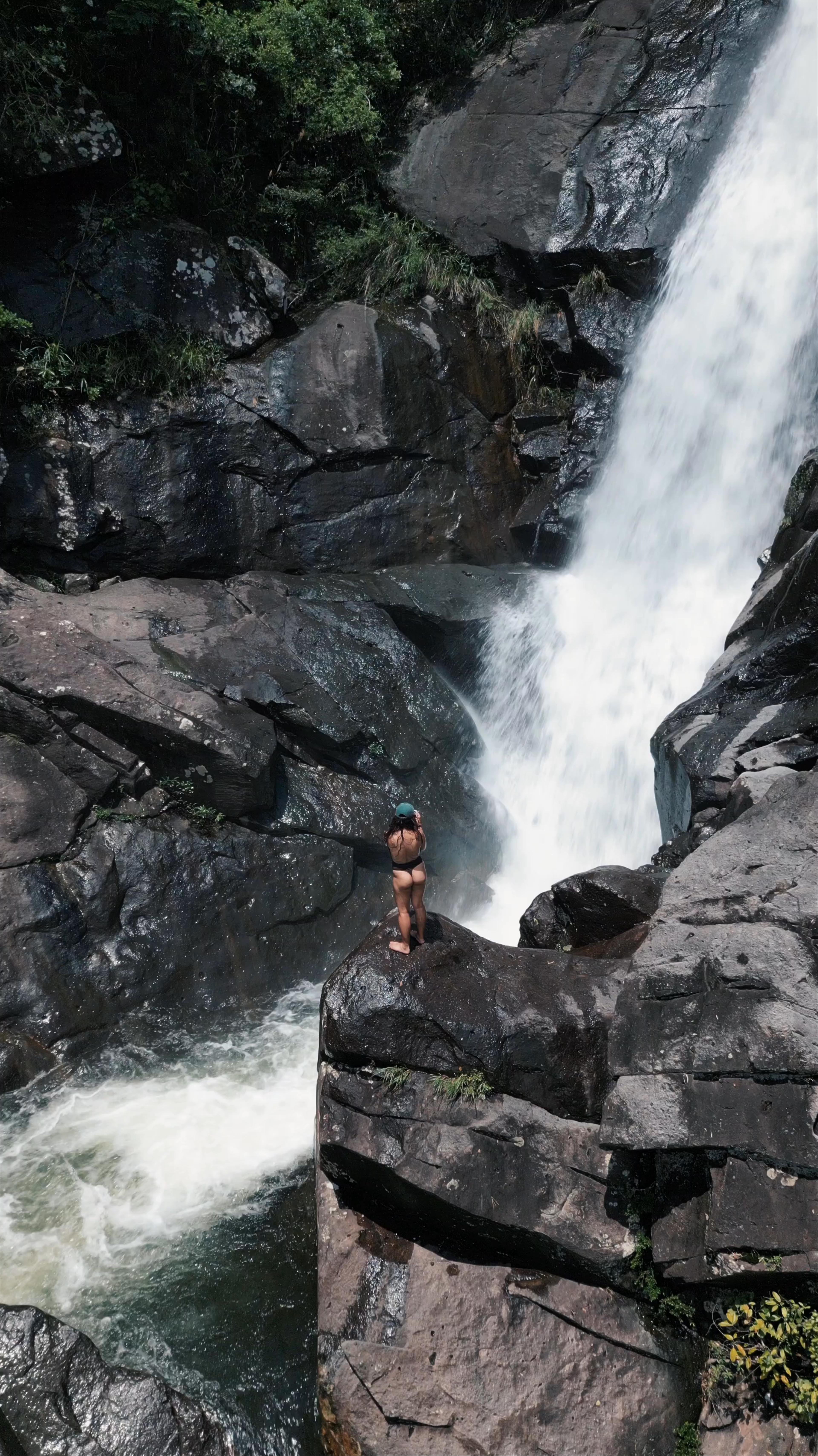 Wang Chung Stream Waterfall Adventure on Bride's Pool Road, Hong Kong