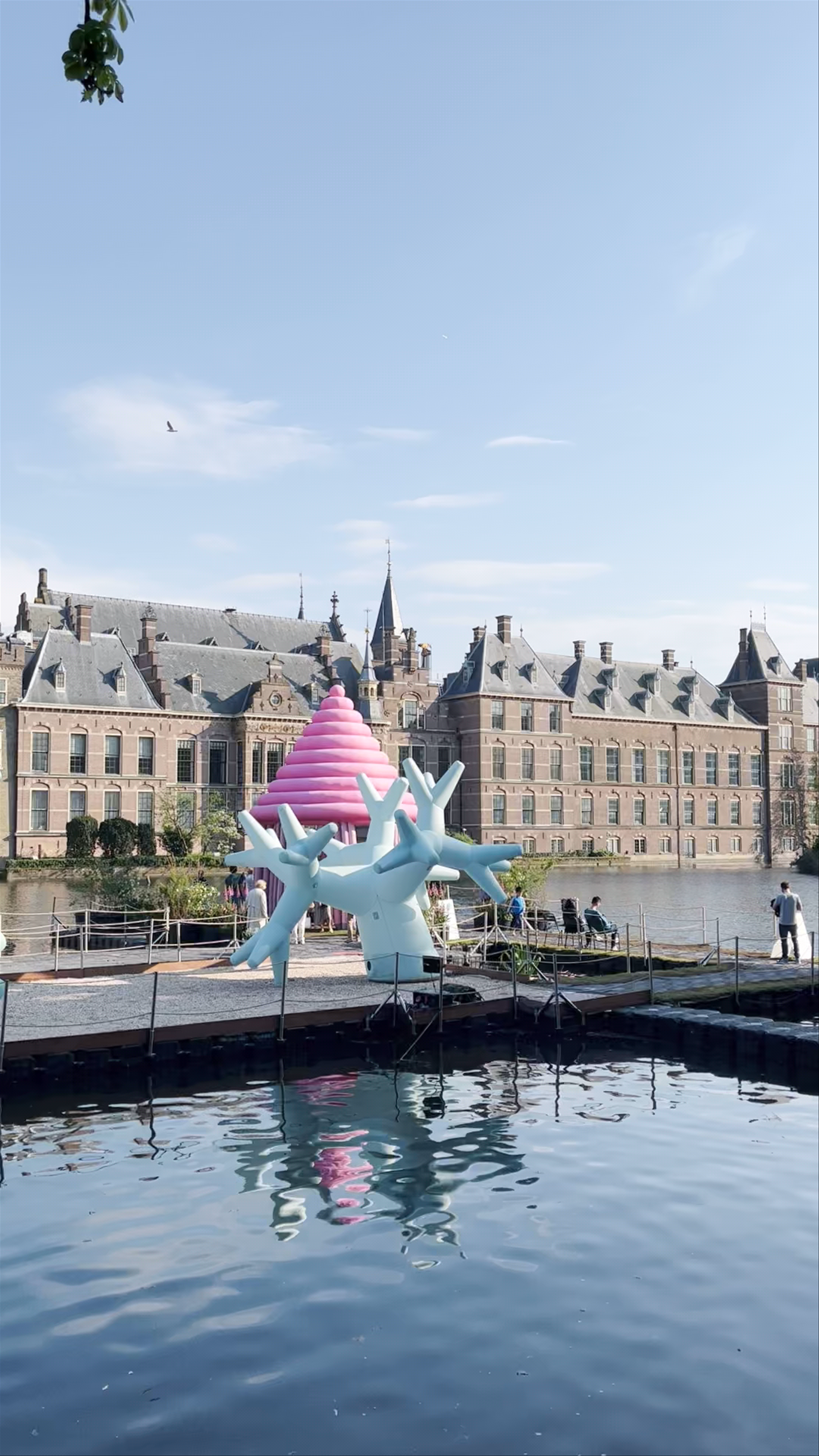 Hofvijver Reflections: A Serene Afternoon in The Hague