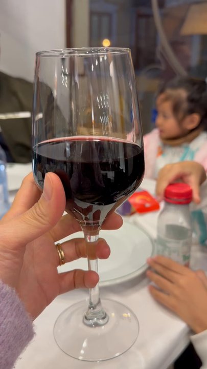 El Jamón de Gran Vía - glass of red wine - Tapas Bars Near Me - Madrid, M