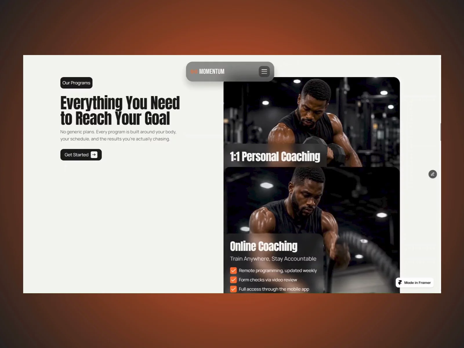 Momentum Fit