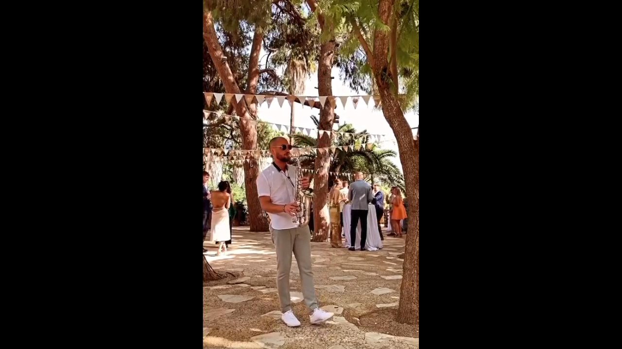 Party Sax & DJ - Wedding in Alicante - video